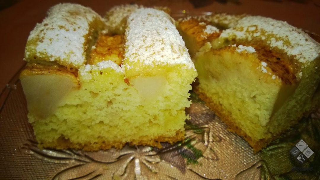 Ciasto ucierane z jabłkami i cynamonem Ciasto ucierane z jabłkami i cynamonem