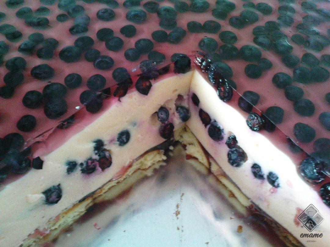 Jagodowy sernik na zimno Jagodowy sernik na zimno