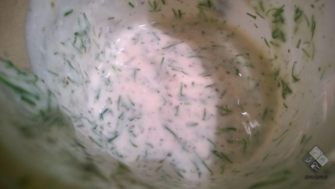 Sałatka z wędzonym łososiem Sałatka z wędzonym łososiem