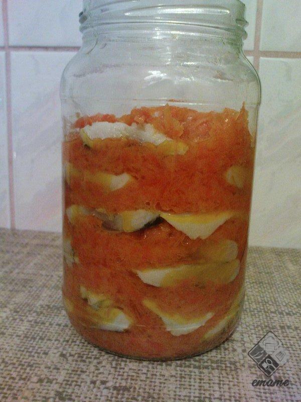 Śledziki w marchewce Śledziki w marchewce