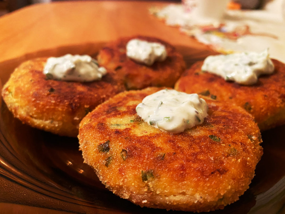 Kotlety ziemniaczane z dymką Kotlety ziemniaczane z dymką