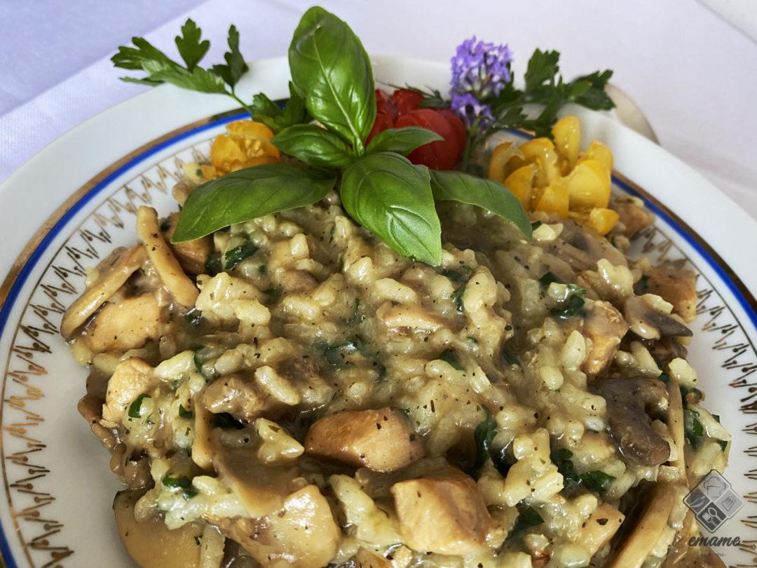 Risotto grzybowe emame Risotto grzybowe emame