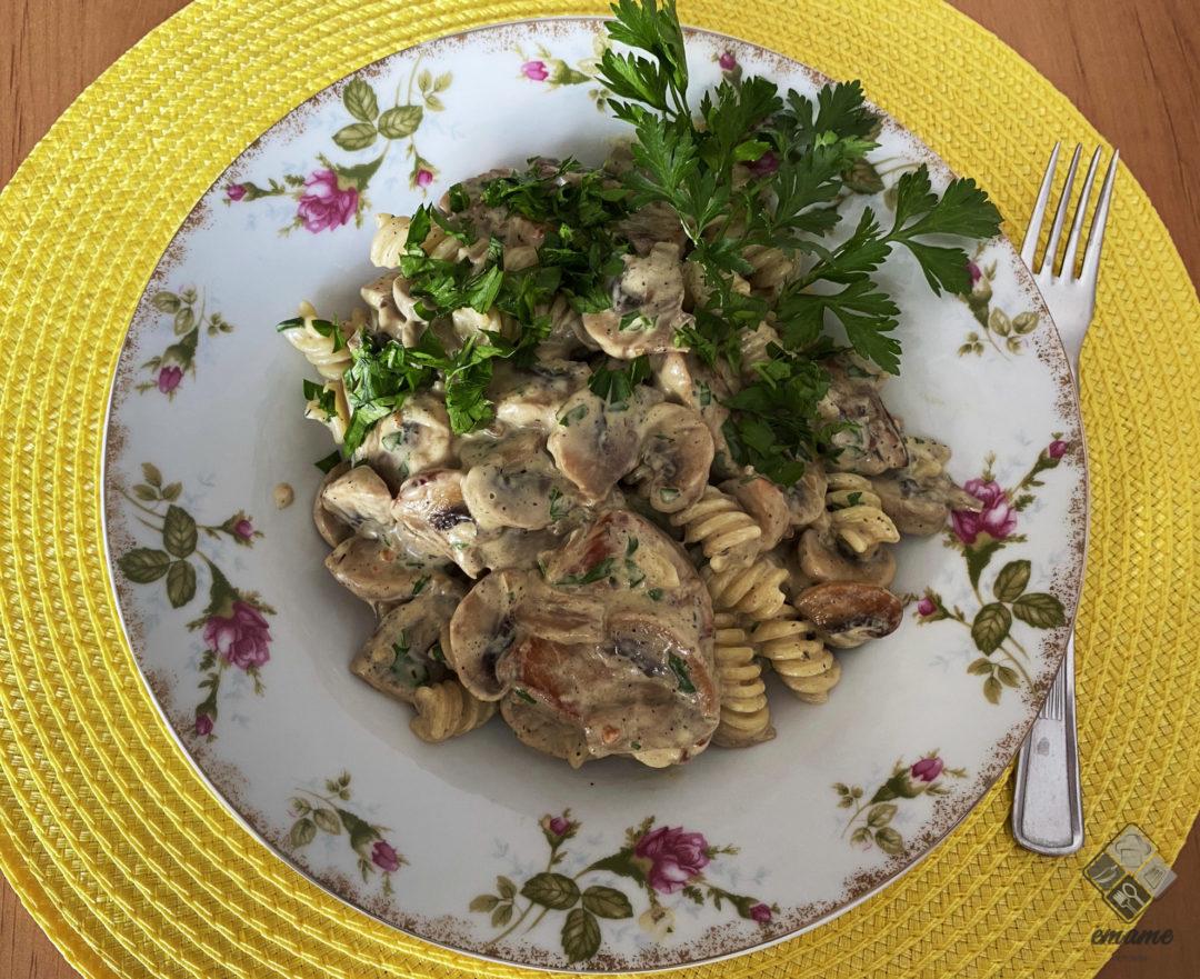 Świderki z pieczarkami Świderki z pieczarkami