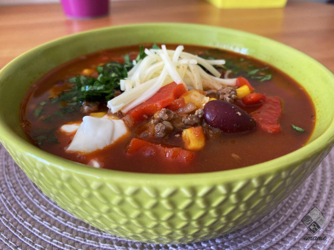 Rozgrzewająca zupa taco Rozgrzewająca zupa taco