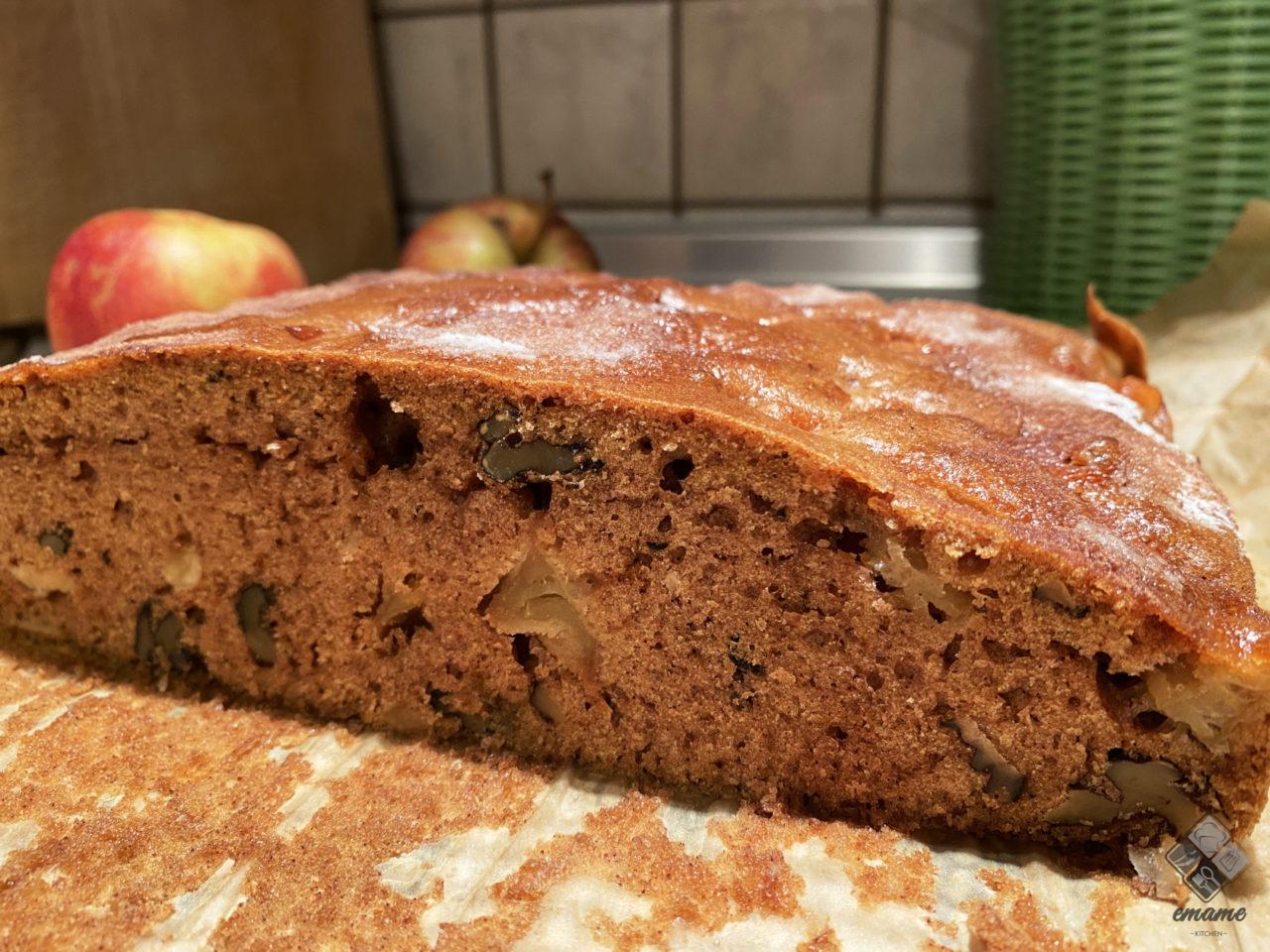 Szybkie ciasto z orzechami i jabłkami Szybkie ciasto z orzechami i jabłkami