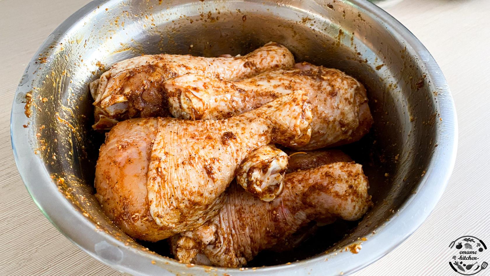 Pieczone soczyste podudzia z kurczaka